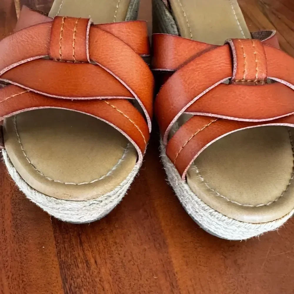 Lane Bryant Espadrilles Jute Wedge sz 10W
